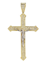 10K Gold Cross / Crucifix Pendant  |  7.3 Grams