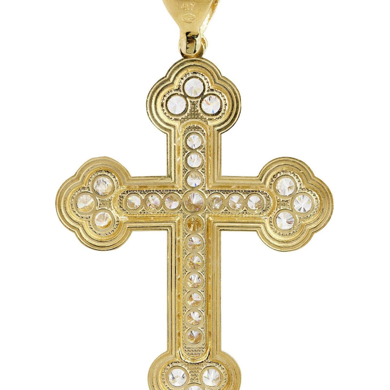 10K Gold Cross / Crucifix Pendant  |  13 Grams