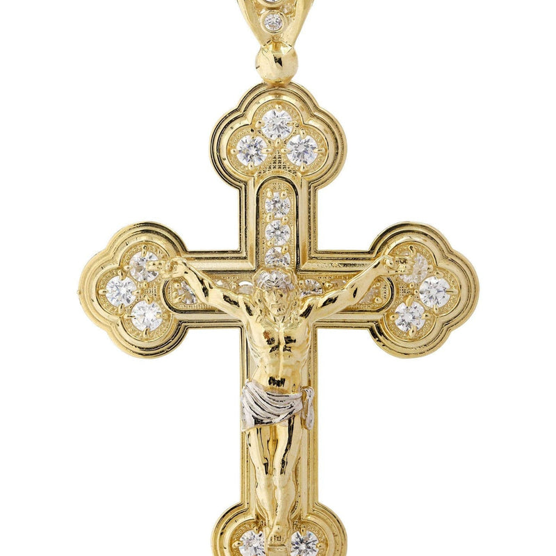 10K Gold Cross / Crucifix Pendant  |  13 Grams
