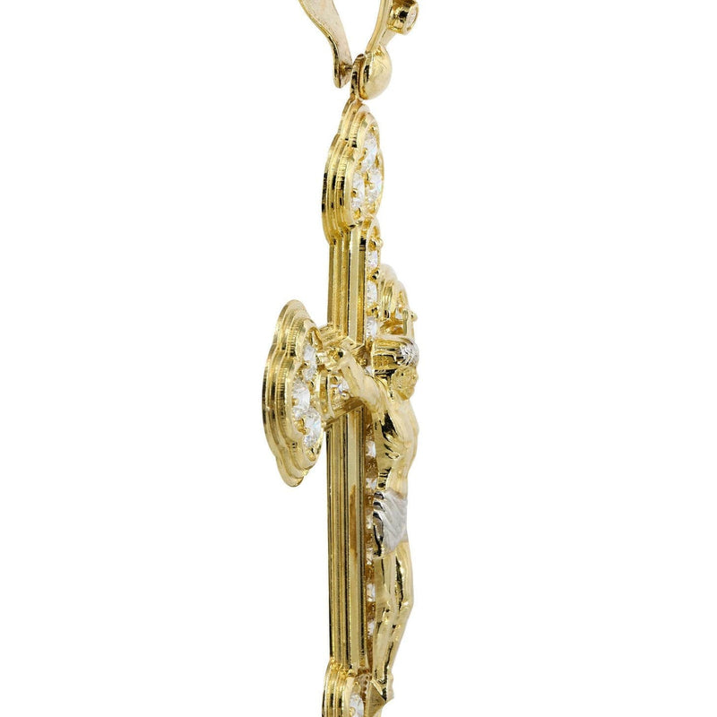 10K Gold Cross / Crucifix Pendant  |  13 Grams