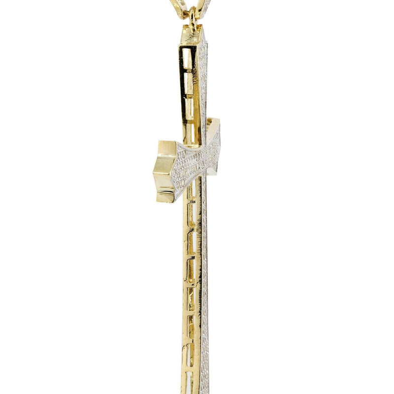10K Gold Cross Pendant  |  6.3 Grams