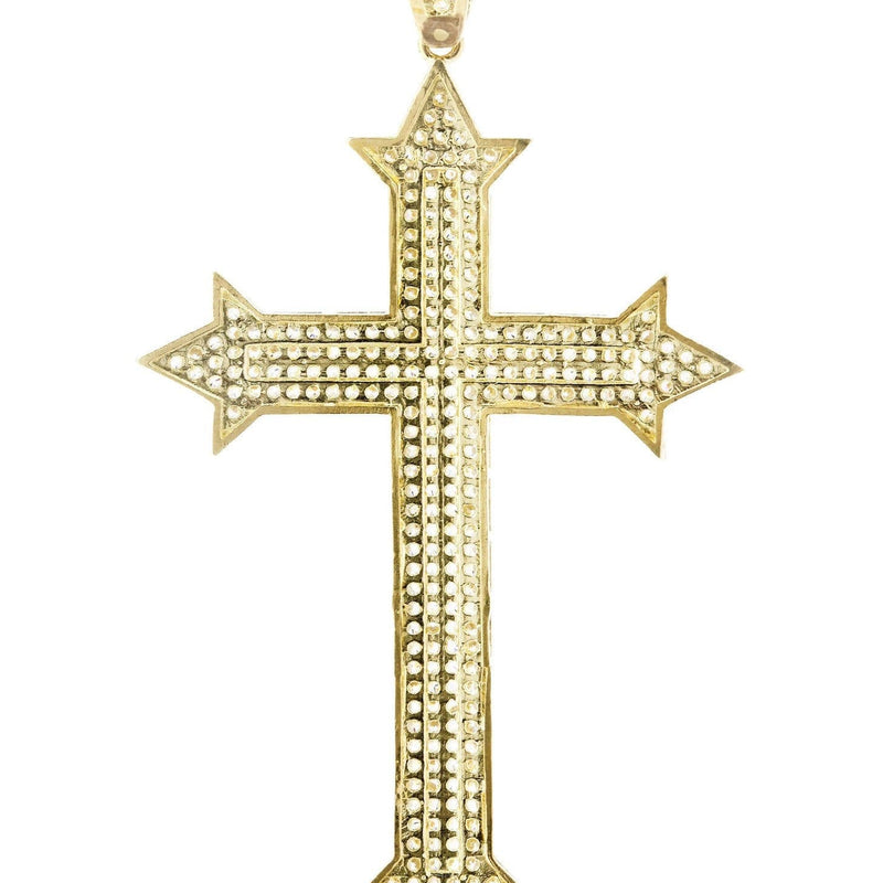10K Gold Cross Pendant  |  7.8 Grams