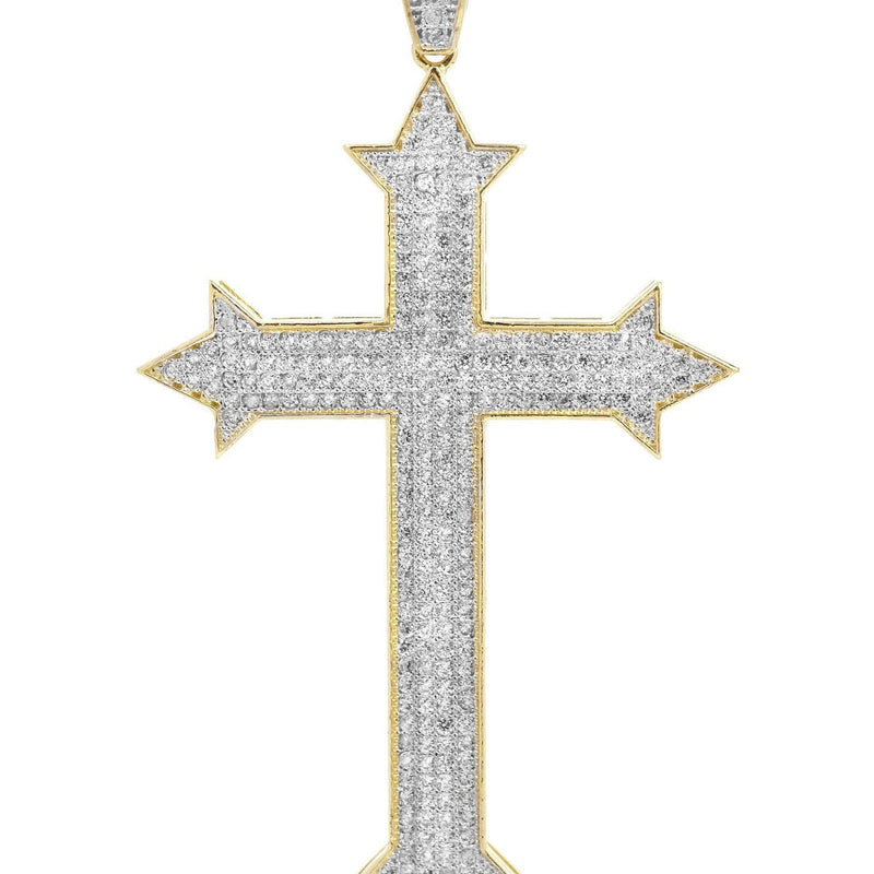 10K Gold Cross Pendant  |  7.8 Grams