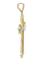 10K Gold Cross Pendant  |  7.8 Grams