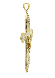 10K Gold Cross / Crucifix Pendant  |  13 Grams