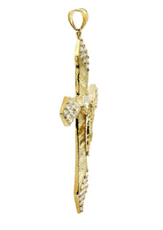 10K Gold Cross / Crucifix Pendant  |  13 Grams