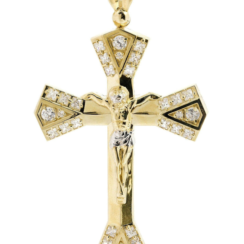 10K Gold Cross / Crucifix Pendant  |  14.1 Grams