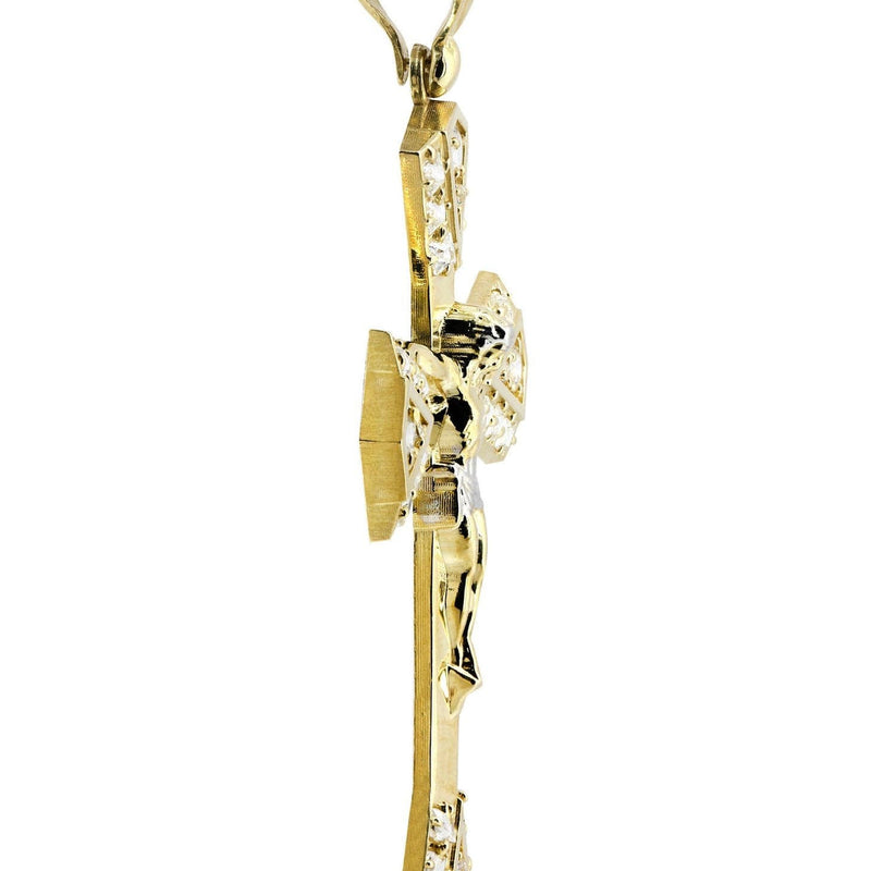 10K Gold Cross / Crucifix Pendant  |  14.1 Grams