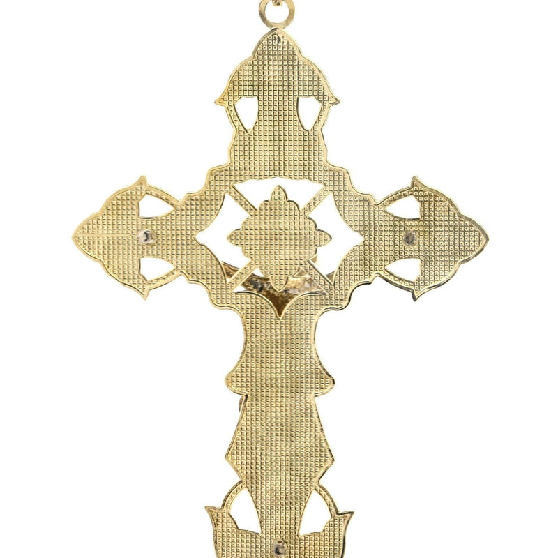 10K Gold Cross / Crucifix Pendant  |  15.1 Grams