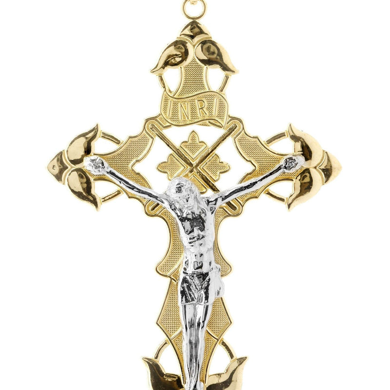 10K Gold Cross / Crucifix Pendant  |  15.1 Grams