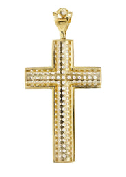 10K Gold Cross Pendant  |  17.4 Grams