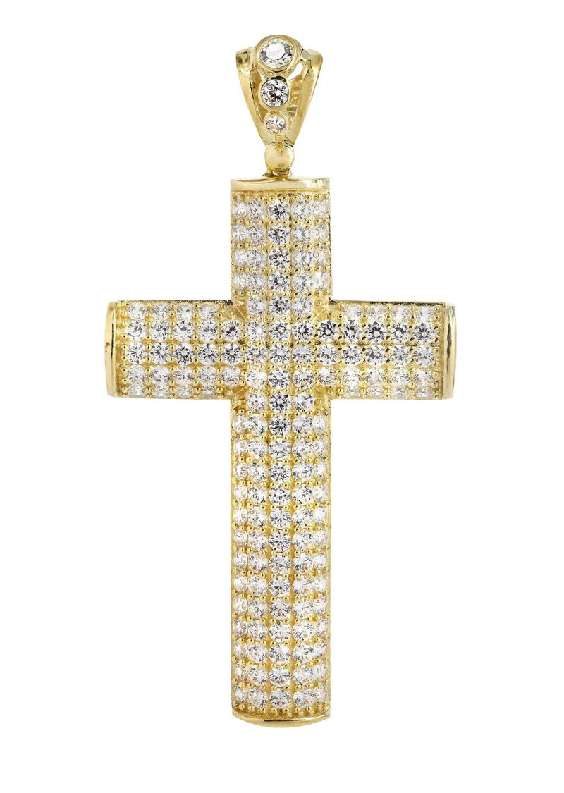 10K Gold Cross Pendant  |  17.4 Grams