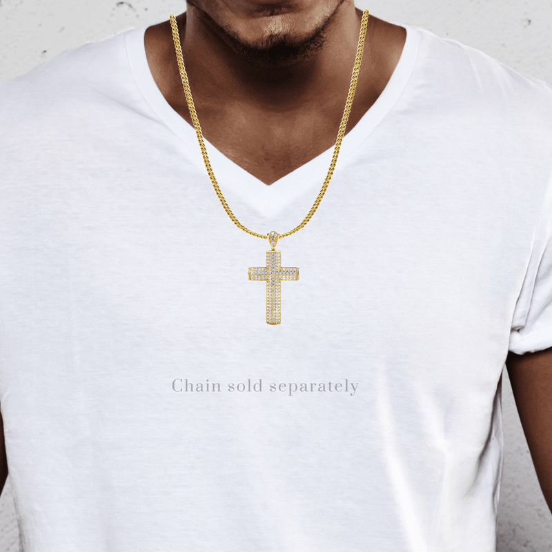 10K Gold Cross Pendant  |  17.4 Grams