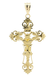 10K Gold Cross / Crucifix Pendant  |  22 Grams