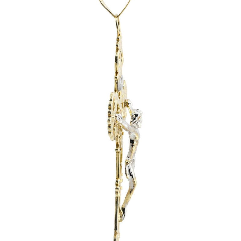 10K Gold Cross / Crucifix Pendant  |  22 Grams