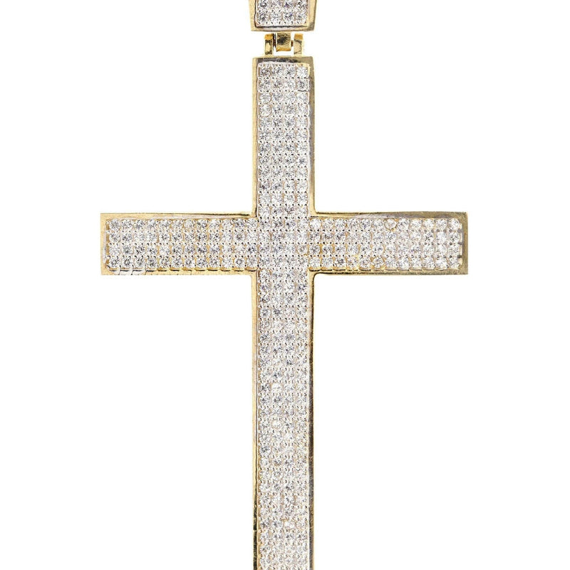 10K Gold Cross Pendant  |  21 Grams