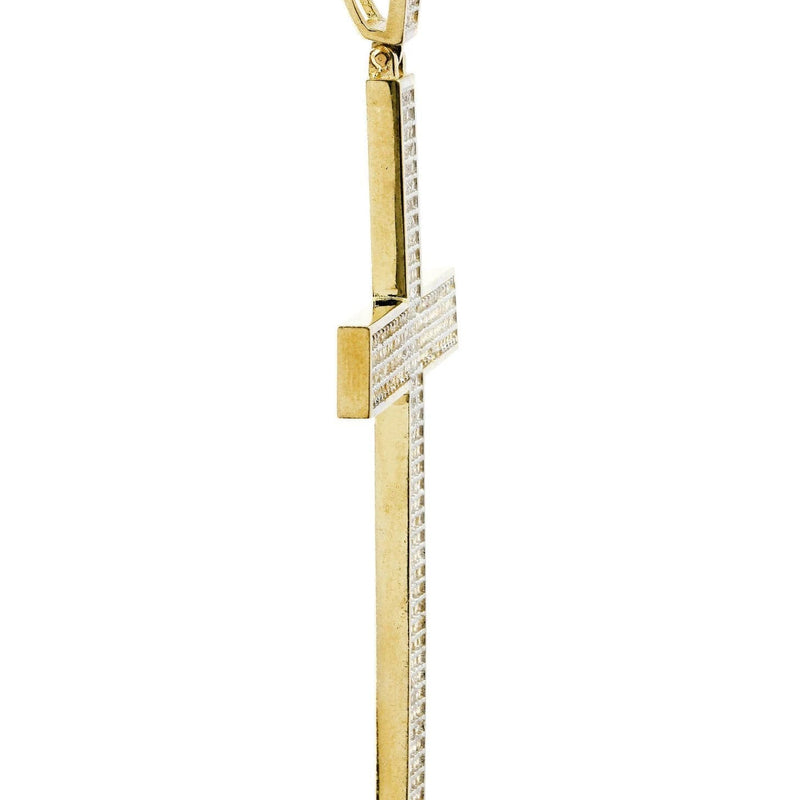 10K Gold Cross Pendant  |  21 Grams