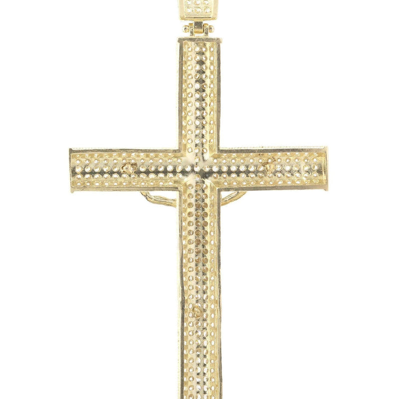 10K Gold Cross / Crucifix Pendant  |  9.2 Grams
