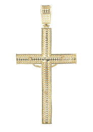 10K Gold Cross / Crucifix Pendant  |  9.2 Grams