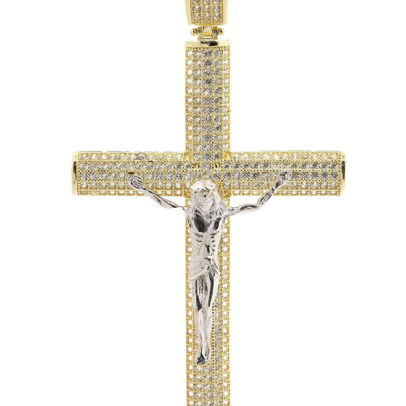 10K Gold Cross / Crucifix Pendant  |  9.2 Grams