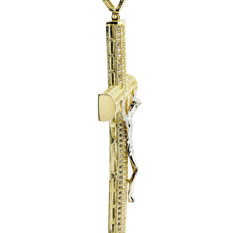 10K Gold Cross / Crucifix Pendant  |  9.2 Grams