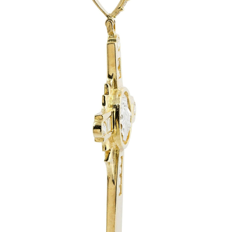 10K Gold Cross Pendant  |  13.5 Grams