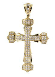 10K Gold Cross Pendant  |  16.7 Grams
