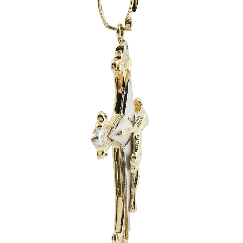 10K Gold Cross / Crucifix Pendant  |  14.4 Grams