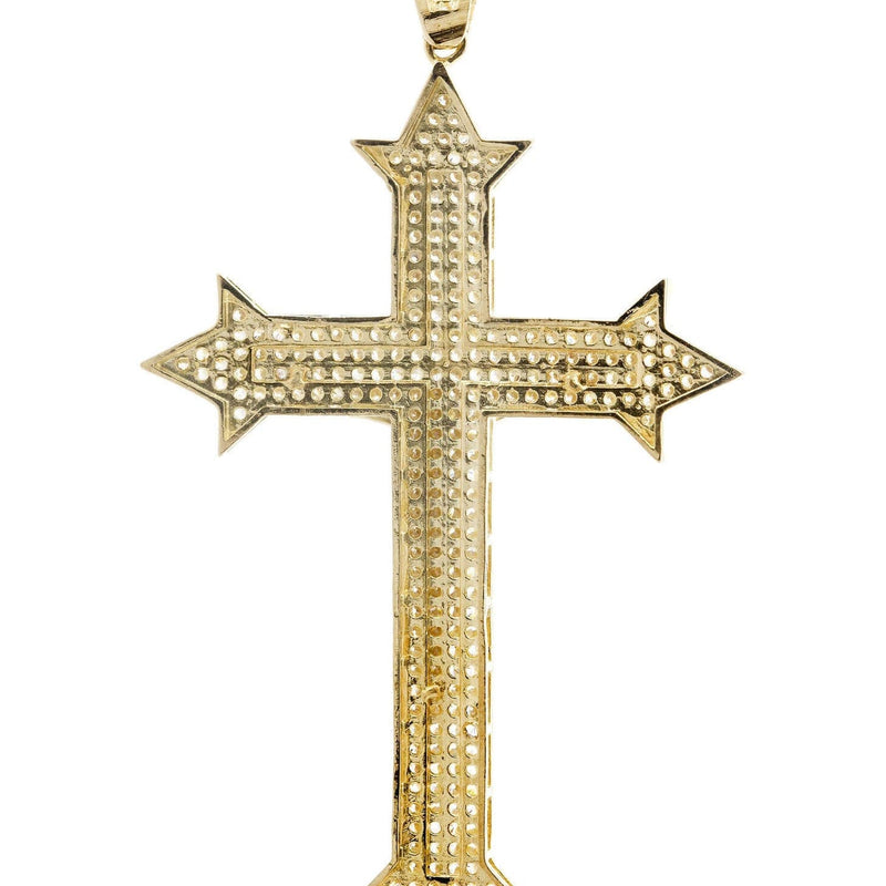 10K Gold Cross / Crucifix Pendant  |  8.6 Grams