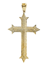 10K Gold Cross / Crucifix Pendant  |  8.6 Grams