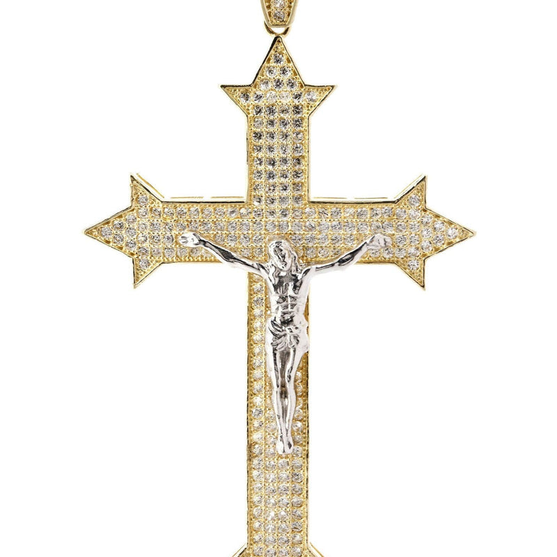 10K Gold Cross / Crucifix Pendant  |  8.6 Grams