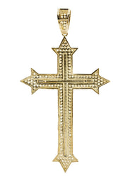 10K Gold Cross Pendant  |  7.6 Grams