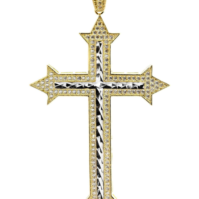 10K Gold Cross Pendant  |  7.6 Grams