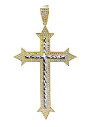 10K Gold Cross Pendant  |  7.6 Grams