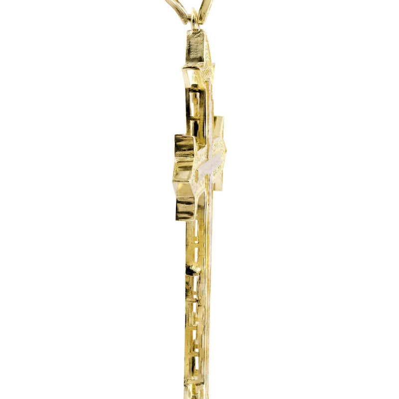 10K Gold Cross Pendant  |  7.6 Grams