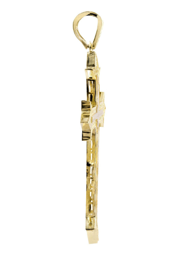 10K Gold Cross Pendant  |  7.6 Grams