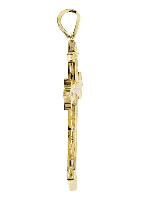 10K Gold Cross Pendant  |  7.6 Grams