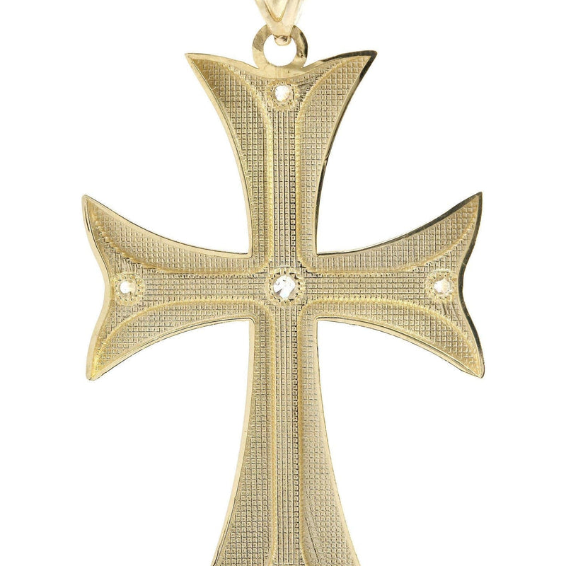 10K Gold Cross Pendant  |  7.6 Grams