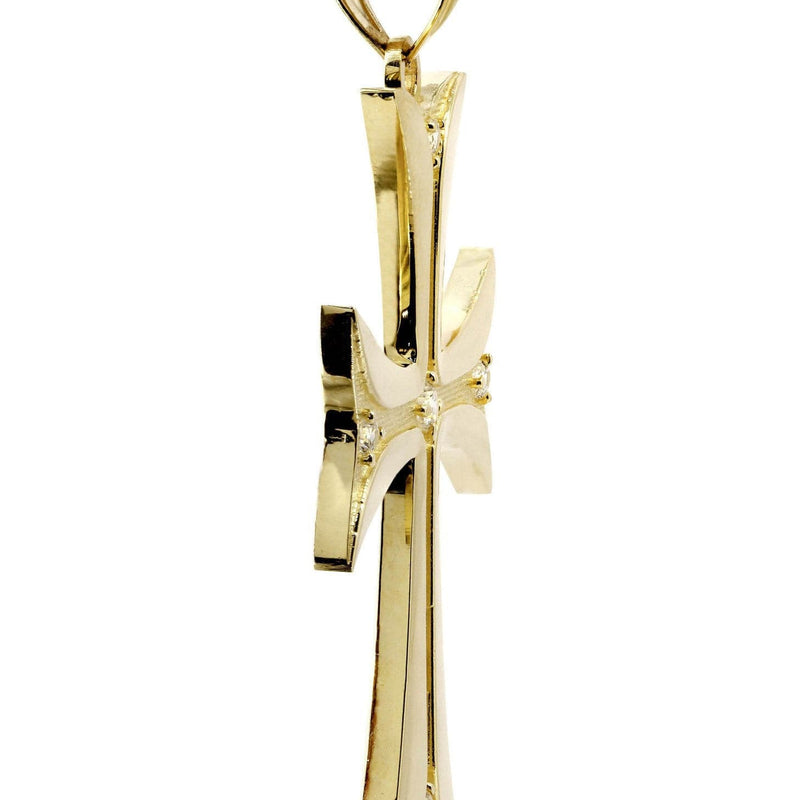 10K Gold Cross Pendant  |  7.6 Grams