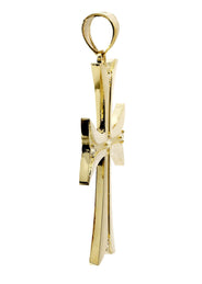 10K Gold Cross Pendant  |  7.6 Grams