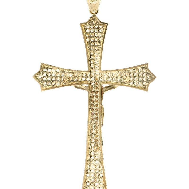 10K Gold Cross / Crucifix Pendant  |  7.2 Grams