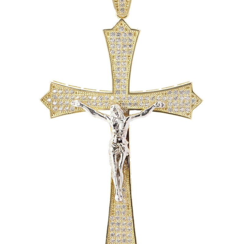 10K Gold Cross / Crucifix Pendant  |  7.2 Grams