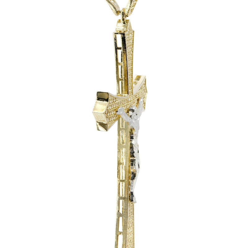 10K Gold Cross / Crucifix Pendant  |  7.2 Grams