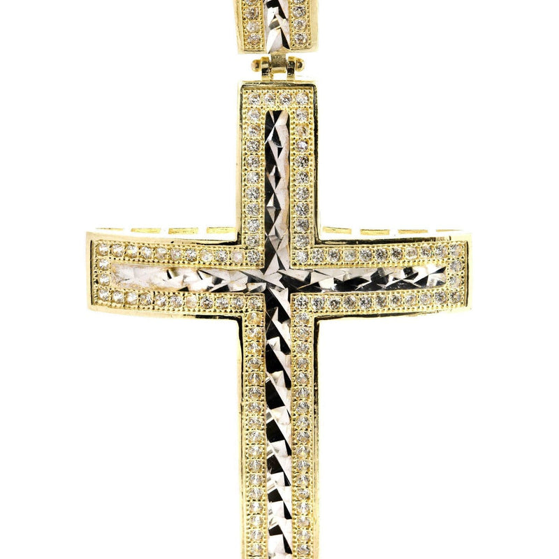 10K Gold Cross Pendant  |  7.7 Grams