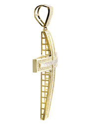 10K Gold Cross Pendant  |  7.7 Grams