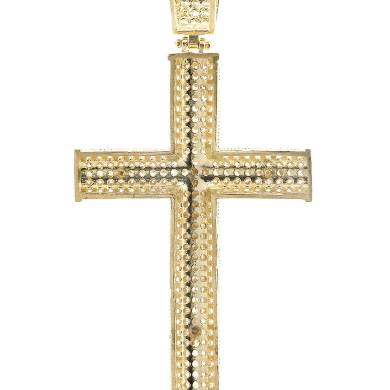 10K Gold Cross / Crucifix Pendant  |  7.4 Grams
