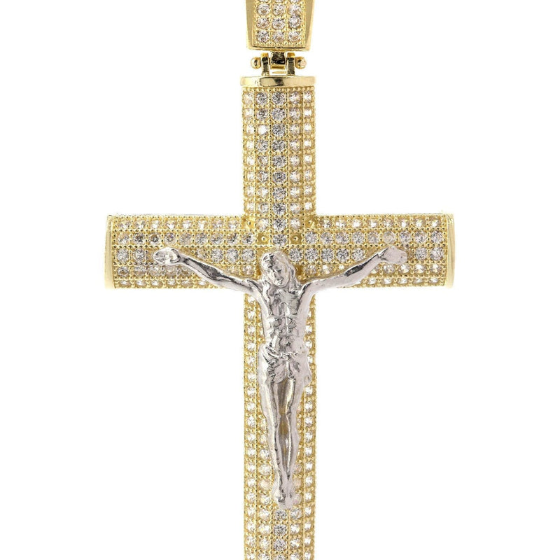 10K Gold Cross / Crucifix Pendant  |  7.4 Grams