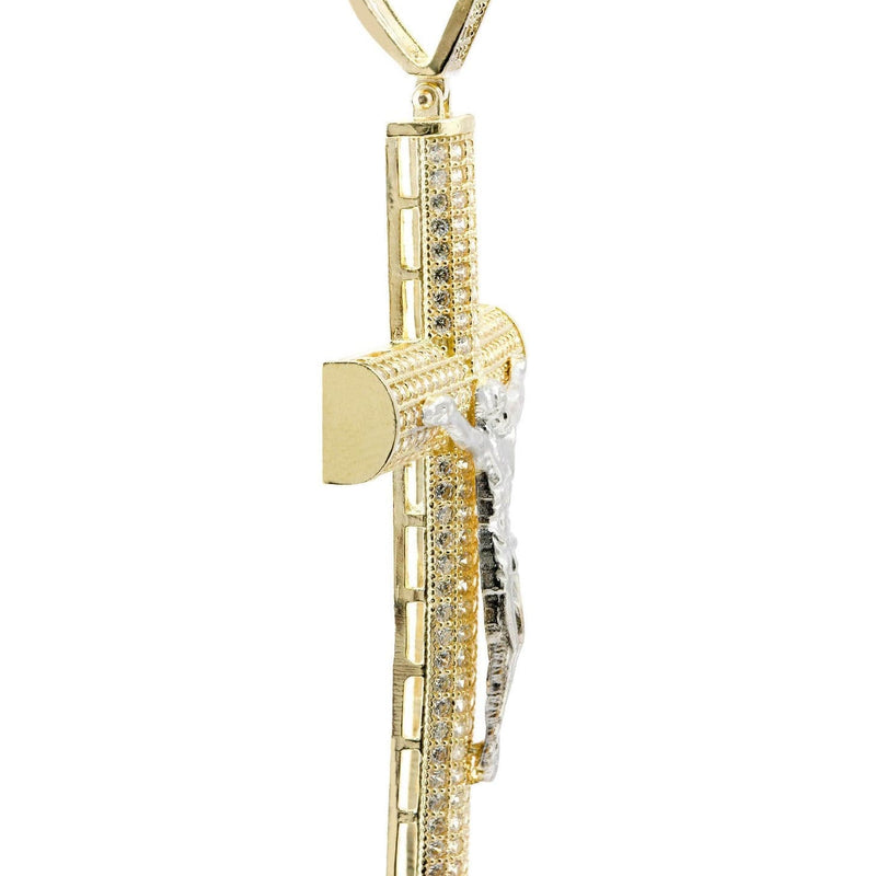 10K Gold Cross / Crucifix Pendant  |  7.4 Grams