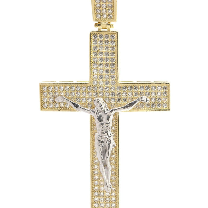 10K Gold Cross / Crucifix Pendant  |  7 Grams