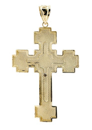 10K Gold Cross / Crucifix Pendant  |  7.1 Grams